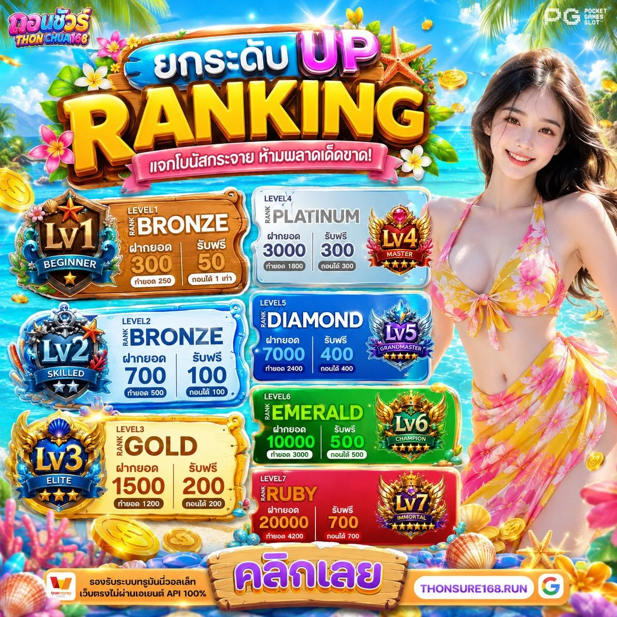 โปรเข้าใจง่าย 10รับ100สมาชิกใหม่ ลุยได้เลย